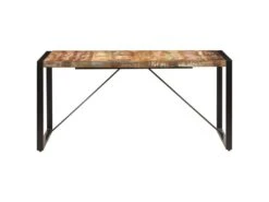 Table De Salon Salle à Manger Design 160x80x75cm Bois De Récupération Massif 0902161 -Mobilia Boutique table a manger 8944197