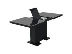 Table De Salon Salle à Manger Dîner Design Extensible De Salle à Manger Noir Brillant 0902224 -Mobilia Boutique table a manger 8944235