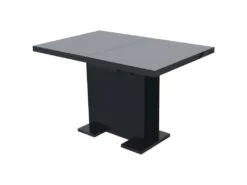 Table De Salon Salle à Manger Dîner Design Extensible De Salle à Manger Noir Brillant 0902224 -Mobilia Boutique table a manger 8944237