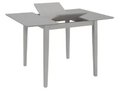 Table De Salon Salle à Manger Dîner Design Extensible Gris 80-120 Cm Mdf 0902270 -Mobilia Boutique table a manger 8944463