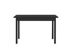 Table De Salle à Manger Table à Manger Table De Cuisine Bureau MDF Placage Acier 120 X 60 X 75 Cm Noir 03_0004295 5 Table De Salle à Manger Table à Manger Table De Cuisine Bureau MDF Placage Acier 120 X 60 X 75 Cm Noir 03_0004295 -Mobilia Boutique table a manger 8944681