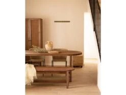 Table De Salle à Manger Olivia Noyer 200cm -Mobilia Boutique table a manger 8945143