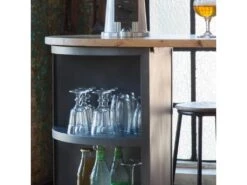 Table Haute En Métal Locker -Mobilia Boutique table a manger 8945267