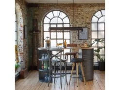 Table Haute En Métal Locker -Mobilia Boutique table a manger 8945269