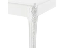 Table De Salle à Manger Carrée Design élégant Pour 2 Personnes MDF Plastique 80 X 80 X 76 Cm Blanc 03_0006260 -Mobilia Boutique table a manger 8945373