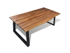 Table De Salon Salle à Manger Design 200 Bois Acacia Massif 0902288 -Mobilia Boutique table a manger 8945405