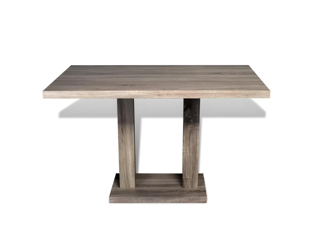 Table De Salon Salle à Manger Dîner Design Mdf Aspect De Chêne 0902238 4 Table De Salon Salle à Manger Dîner Design Mdf Aspect De Chêne 0902238 – Image 2