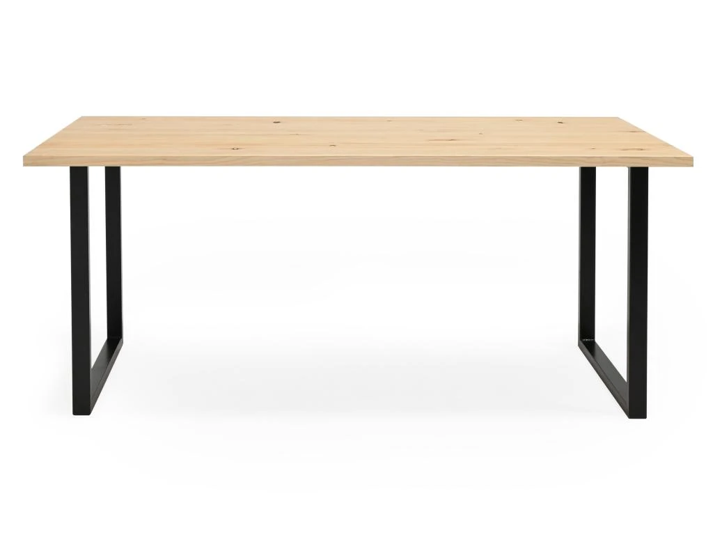 Table à Manger Zocco Naturelle Et Noir 200x80cm 9 Table à Manger Zocco Naturelle Et Noir 200x80cm – Image 7