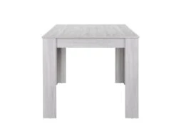 Table De Salle à Manger Bureau Robuste 140 Cm Couleur Chêne Blanc 03_0004252 -Mobilia Boutique table a manger 8945945