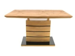 Table De Repas Extensible 140/180 Cm Décor Chêne Artisan - LEANDRE -Mobilia Boutique table a manger 8946261