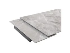 Table Extensible 160/240 Cm Céramique Gris Marbré Pied Torsadé - DAKOTA 05 -Mobilia Boutique table a manger 9177655