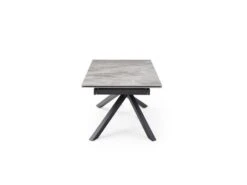 Table Extensible 160/240 Cm Céramique Gris Marbré Pied Torsadé - DAKOTA 05 -Mobilia Boutique table a manger 9177659