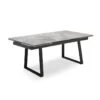 Table Extensible 160/240 Cm Céramique Gris Marbré Pied Luge - DAKOTA 02 -Mobilia Boutique table a manger 9178931