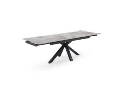 Table Extensible 160/240 Cm Céramique Gris Marbré Pied Croix - DAKOTA 04 -Mobilia Boutique table a manger 9179209