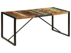 Table De Salon Salle à Manger Design 180 Cm Bois De Récupération 0902279