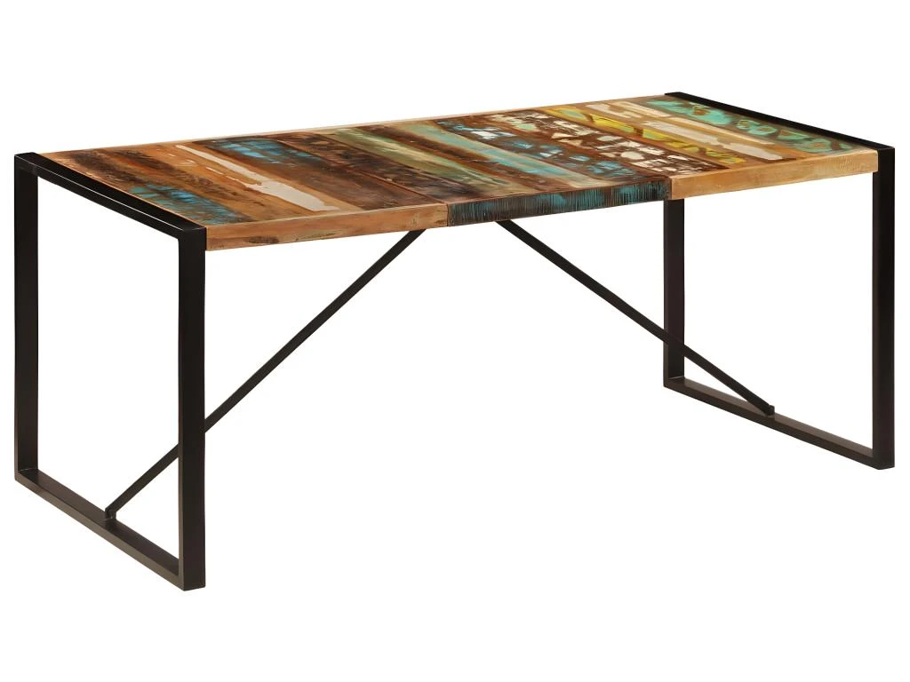 Table De Salon Salle à Manger Design 180 Cm Bois De Récupération 0902279 3 Table De Salon Salle à Manger Design 180 Cm Bois De Récupération 0902279