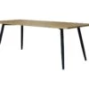 Table 200 X 100 Collection SILVA Pieds Métal Et Plateau Effet Bois. Table Design. -Mobilia Boutique table a manger 9536647