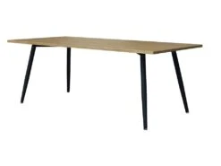 Table 200 X 100 Collection SILVA Pieds Métal Et Plateau Effet Bois. Table Design.