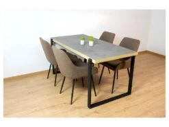 Table Rectangulaire EMILE. Magnifique Design Pour Votre Cuisine Ou Votre Salle à Manger. -Mobilia Boutique table a manger 9536989