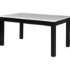 Table 160cm Pour Salle à Manger FABIO. Coloris Noir Et Blanc. -Mobilia Boutique table a manger 9537003