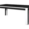 Table Salle à Manger LINA 160cm . Coloris Noir Et Blanc. Table 4 Personnes. Design Moderne. -Mobilia Boutique table a manger 9537687