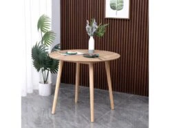 Table A Manger 4 Personnes En Pin Massif D90 -Mobilia Boutique table a manger 9538171