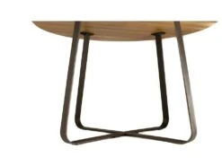 Table à Manger Ronde NOVES, ø120cm - Brun/noir - Style Moderne 10 Table à Manger Ronde NOVES, ø120cm - Brun/noir - Style Moderne -Mobilia Boutique table a manger 9538439