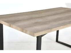 Table DAVID Avec Plateau En MDF Et Pieds En Acier Noir. Design Type Industriel Pour Votre Intérieur -Mobilia Boutique table a manger 9539853