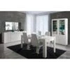 Table Pour Salle à Manger FABIO. Dimensions 180 Cm. Coloris Blanc. -Mobilia Boutique table a manger 9540251