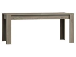 Table Extensible Pour Salle à Manger FARRA. Dimensions 160-200 Cm Avec Rallonge. Coloris Oak Canyon, Chêne Clair 6 Table Extensible Pour Salle à Manger FARRA. Dimensions 160-200 Cm Avec Rallonge. Coloris Oak Canyon, Chêne Clair -Mobilia Boutique table a manger 9540563