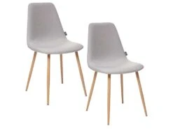Ensemble De 4 Chaises De Type Scandinavo-gray. 44 X P. 51 X H. 85,5 Cm -Mobilia Boutique table de chevet 13222501