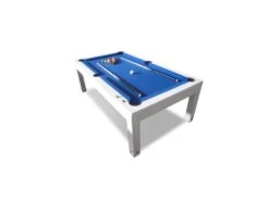 Table Transformable - Billard SNOOKER - Hauteur Ajustable - 207*114*79 Cm -Mobilia Boutique table de jeux 163108