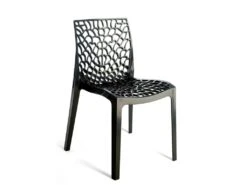 Lot De 2 Chaises Empilables DIADEME - Polypropylène - Gris Anthracite 11 Lot De 2 Chaises Empilables DIADEME - Polypropylène - Gris Anthracite -Mobilia Boutique tabouret de bar 132833